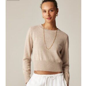 NWT J.Crew Retail XXS Cashmere shrunken crewneck sweater